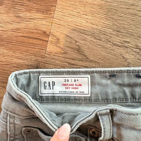 GAP Vintage Slim Gray Jeans - Picture 2 of 3